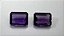 Ametista Facetada Retangular Par 12x16mm - Imagem 4