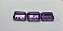 Ametista Facetada Retangular 10x14mm - Imagem 2