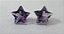 Ametista Facetada Estrela Par 16mm - Imagem 1