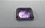 Ametista Facetada Retangular 22x18 mm - Imagem 2