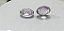 Ametista Rosé de France Oval Furadas Par 10x14mm - Imagem 1