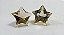 Citrino Facetado Estrela Par 16mm - Imagem 1