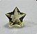 Quartzo Diverso Facetado Green Gold Estrela 17mm - Imagem 2
