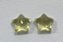 Quartzo Diverso Facetado Green Gold Estrela Par 16mm - Imagem 3