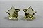 Quartzo Diverso Facetado Green Gold Estrela Par 16mm - Imagem 2