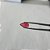 Rodonita Facetada Gota 7 x 13 mm - Imagem 2