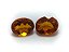 Citrino Corado Oval 7X9mm Par - Imagem 1