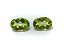 Peridoto Verde Limão 5X7mm par - Imagem 2