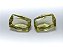 Quartzo Green Gold Retangular Par 13x18 mm - Imagem 2