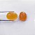 Quartzo Cornalina Cabochão Oval Par 13,5x18mm - Imagem 1