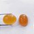 Quartzo Cornalina Cabochão Oval Par 13,5x18mm - Imagem 3