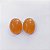 Quartzo Cornalina Cabochão Oval Par 13,5x18mm - Imagem 2