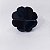 Quartzo Preto ou Onix Formato Flor 19 mm - Imagem 2