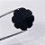 Quartzo Preto ou Onix Formato Flor 19 mm - Imagem 3