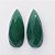 Quartzo Verde Gota Facetada Par 15x35 mm - Imagem 2