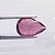 Turmalina Rubelita Gota Facetada  9 x 14 mm - Imagem 2