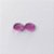 Turmalina Rubelita Oval Liso Par  6,7 x 7,7 mm - Imagem 4