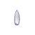 Ametista Facetada Gota Lavanda 12x34mm - Imagem 5