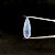 Ametista Facetada Gota Lavanda 12x34mm - Imagem 2