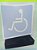 Adesivo Cadeirante 20x20cm / Identificação de Acessibilidade - (colagem Interno ou Externo) - Imagem 4