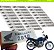ADESIVO ANO DE FABRICAÇÃO MOTOS HONDA / SELO INDICAÇÃO DO ANO DE PRODUÇÃO / PADRÃO DE ÉPOCA - Imagem 1