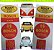 KIT ADESIVOS BOBINA BOSCH GERMANY / 6 VOLTS OU 12 VOLTS / KIT COM 4 SELOS - Imagem 1