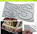 ADESIVO CARAVAN SS / ADESIVO LETRAS SS PORTA MALAS / CARAVAN SS4 E SS6 - Imagem 1