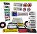 KIT ADESIVOS SANTANA E QUANTUM 91 a 95 / SELOS INFORMATIVOS MOTOR, COFRE, VIDROS E LATARIA - Imagem 3