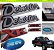 KIT ADESIVOS F1000 SR DESERTER XK / EMBLEMAS CINZA E VERMELHO / ADESIVOS LATARIA / VINIL TRANSPARENTE - Imagem 2