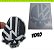ADESIVO CAVEIRA VOLKSWAGEN / DECORATIVO PARA LINHA VW / COLAGEM VIDRO OU LATARIA - Imagem 2