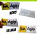 ADESIVO AGIP DECORATIVO DE ÉPOCA / COLAGEM VIDRO OU LATARIA - Imagem 1