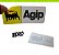 ADESIVO AGIP DECORATIVO DE ÉPOCA / COLAGEM VIDRO OU LATARIA - Imagem 2