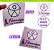 PAR ADESIVOS FIBROMIALGIA LEI 15.176/2025 / KIT 2 ADESIVOS COLAGEM VIDRO E LATARIA 10X10CM - Imagem 1