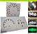 ADESIVO PAINEL FIESTA ZETEC ROCAM, ESCORT ZETEC / HODOMETRO DIGITAL / APLIQUES RESTAURAÇÃO CUSTOMIZAÇÃO BRANCO - Imagem 1