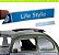 ADESIVO LIFE STYLE "ESTILO DE VIDA" DECORATIVO PARA LINHA VOLKSWAGEN / COLAGEM INTERNA 11X2CM - Imagem 1