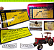 ADESIVOS TRATOR MASSEY FERGUSON 95X / KIT 6 SELOS INFORMATIVOS / CABINE, PAINEL, RODA E FILTRO - Imagem 2