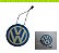 CHEIRINHO AROMATIZANTE AUTOMOTIVO FRAGRÂNCIA MELANCIA / CARROS VOLKSWAGEN / DIMENSÕES 6CM - Imagem 2