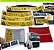 KIT ADESIVOS CABINE VOLVO LINHA FH 4 / KIT 10 SELOS INFORMATIVOS / CABINE E VÃO DE PORTA - Imagem 1