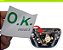 ADESIVO OK CAPELINHA DO MOTOR FUSCA 81 A 86 E ITAMAR / SELO DE VALIDAÇÃO DO MOTOR E MECÂNICA - Imagem 2