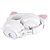 Fone Headset Kitty Ear - Orelha De Gato Branco Com Microfone Cabo 1.2M Plug P2 Estereo P3 - KE110B - Imagem 3