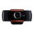 Webcam OEX Easy, USB, 720p 30fps, com Microfone, Preto - Imagem 1