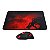 Kit Gamer Redragon Mouse e Mousepad - M601-BA - Imagem 1