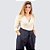 Calça Feminina Em Viscose Tecido Liso - Imagem 2