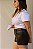 Shorts Feminino Couro Ecológico - Imagem 6
