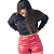 Shorts  Feminino Couro Ecológico - Imagem 1