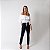 Bata Cropped Ombro a Ombro Detalhe Babado - Imagem 2