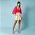 Shorts Feminino Linho Listrado - Imagem 7