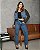 CALÇA MOM JEANS DETALHE CINTURA ESTRAVAGANZZA | LAVAGEM MÉDIA - Imagem 1