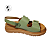 SANDÁLIA FEMININA FLATFORM FIVELA CONFORTO MODARE - Imagem 3