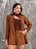 CONJUNTO BLAZER MG FRANZIDA E SHORT BOLSO EM ALFAIATARIA TECIDO MARRANT - Imagem 1